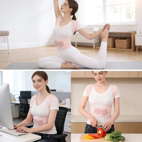 Posture Corrector for Men Women Back Brace Full Back Support Strap