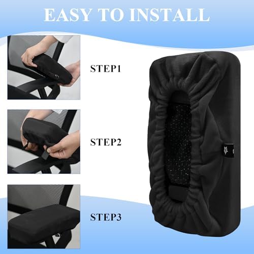 SPRING SEAON Office Chair Arm Pads Desk Chair Arm Covers Soft Elbow Cushion