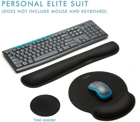VAGAU Premium Keyboard Wrist Rest and Mouse Pad Wrist Support