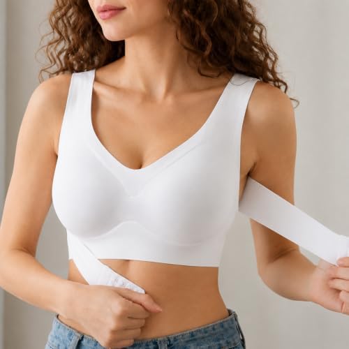 Posture Corrector Bra for Women Front Closure Back Support Bra