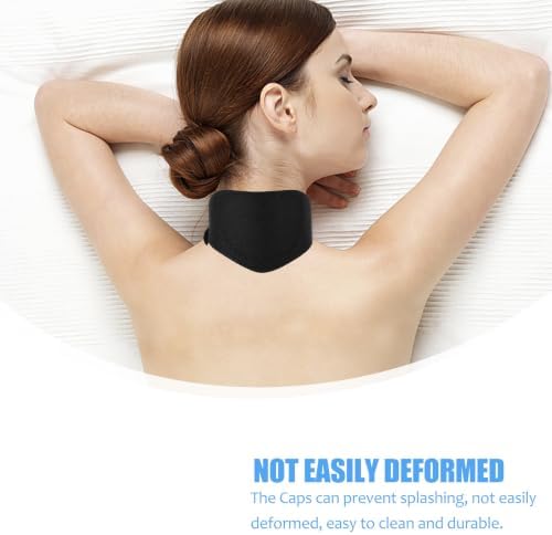 Black Self Heating Neck Belt Magnetic Thermal Support Pad