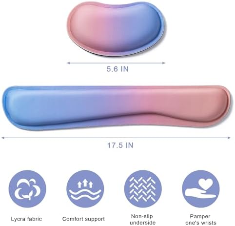 Hoewina Keyboard Wrist Rest,Ergonomic Wrist Support for Keyboard,Gradient