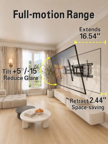 Mounting Dream TV Wall Mount for Most 42-84 Inch TVs
