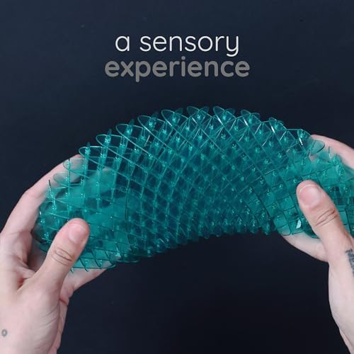 Morf Worm 3D Sensory Fidget Toy for Kids and Adults, Blue, Large