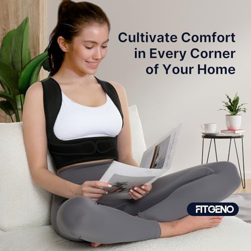 Fit Geno Posture Corrector for Women Lite, Upper Back Brace for Slouching