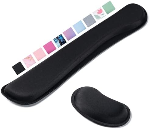 Hoewina Keyboard Wrist Rest,Ergonomic Wrist Support for Keyboard,Black