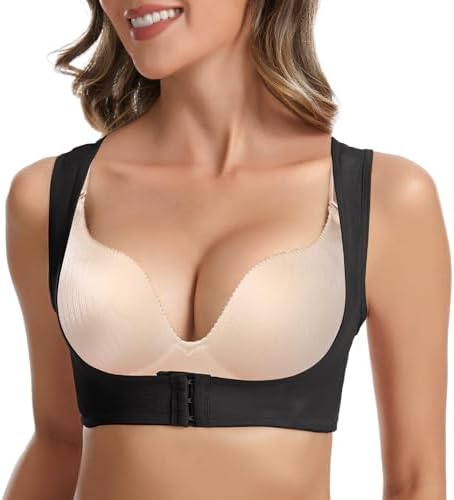 QWD Sleeveless Posture Corrector for Women Back Support Chest Brace Up Bras