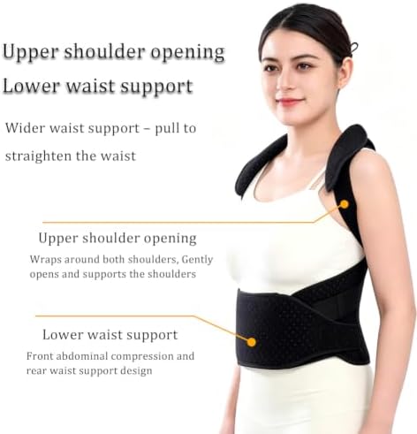 Scoliosis Back Brace, Adjustable, Breathable, Aluminum alloy support