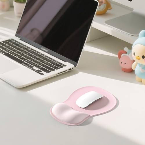 EooCoo Mouse Pad with Gel Wrist Rest, Ergonomic Mousepad Wrist Alignment