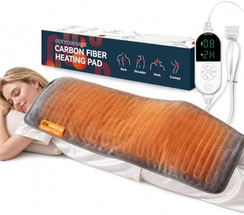 158℉ High-Heat 15s Heating Pad for Back/Neck/Shoulder Pain