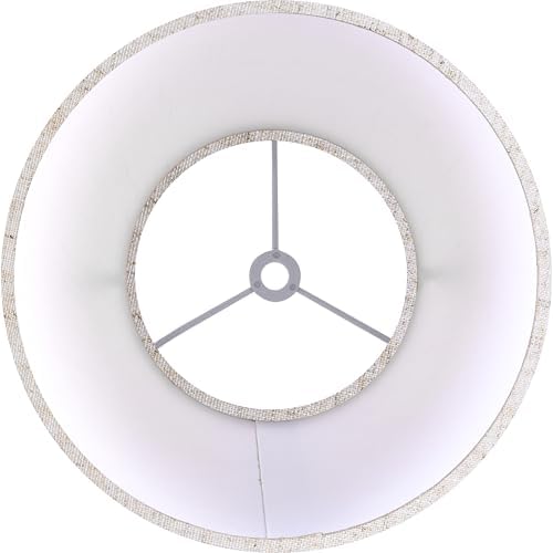 GO&SO Small Mini Oatmeal Linen Lamp Shades Set of 2,5"×9"×6.4" Beige Bell