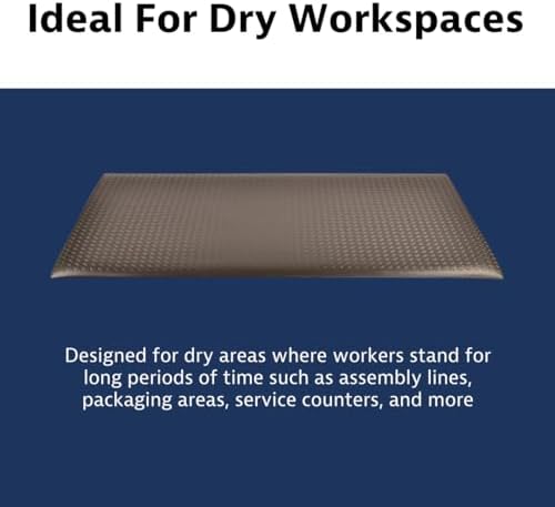 NoTrax 418 Diamond Tred™ 2' x 3' x 5/8" Anti Fatigue Mat