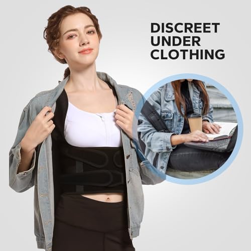 Posture Corrector for Men and Women,Upper Back Brace with Adjustable Shoulder Straps, Comfortable Posture Support for Daily Use, Discreet Fit Under Clothes (Extra Large 37.8-46.9‘’)