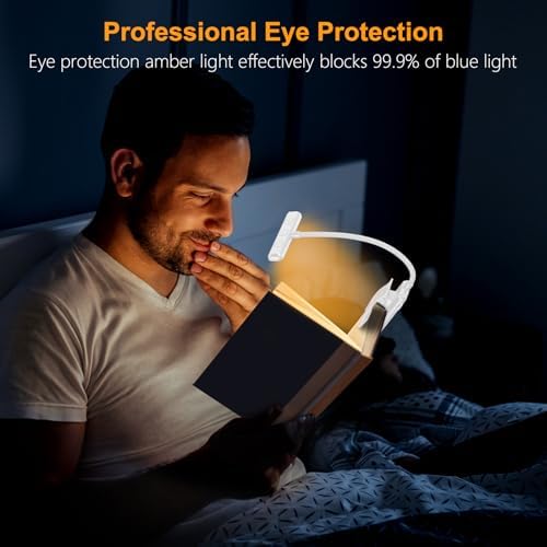 Gritin 19 LED Rechargeable Book Light for Reading in Bed