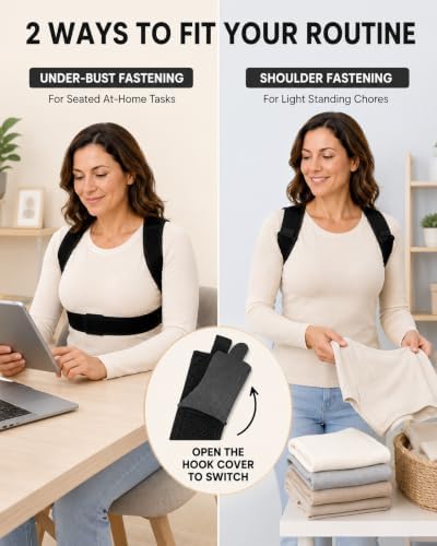 At-Home Women's Posture Corrector for Desk Work and Daily Chores