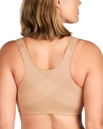 HSIA Posture Bras for Women Front Closure No Underwire Back Support Bra