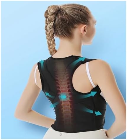 Posture Corrector for Men and Women – Lightweight, Adjustable Support for Neck, Shoulder, and Back Pain Relief – Invisible Under Clothing Posture Corrector(4X-Large)