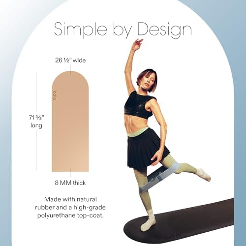 Bala Yoga Mat for Home Gym, Non-Slip Exercise Mat for Home Yoga