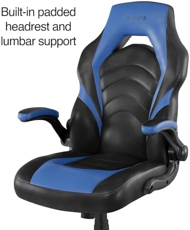 STAPLES Emerge Gaming Chair, Ergonomic, Adjustable Height, Swivel, Black