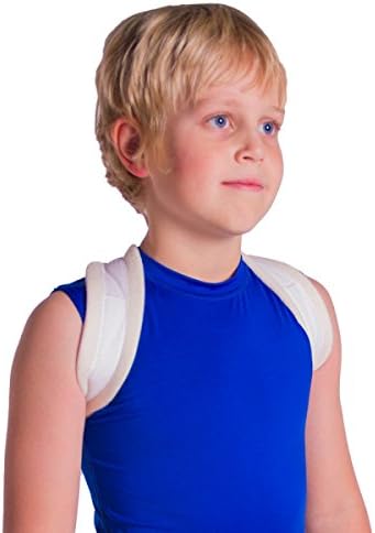 BraceAbility Pediatric Clavicle Fracture Figure-8 Brace for Broken Collarbone in Small Children (XS)