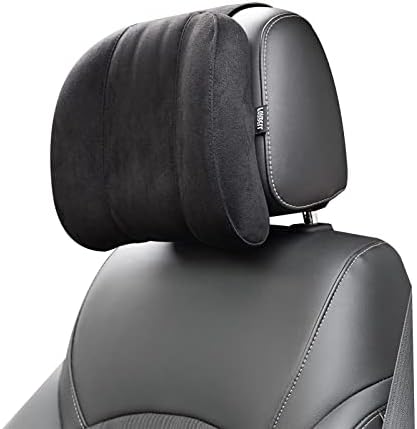 Forbell Premium Memory Foam Car Neck Pillow with Washable Cover - Provides Comfortable Neck Support for Driving and Travel 1pc(Black)