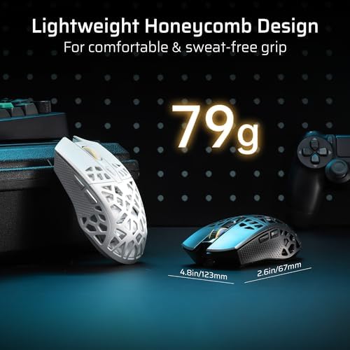 LTC GM023 Tri-Mode Wireless Gaming Mouse, Black