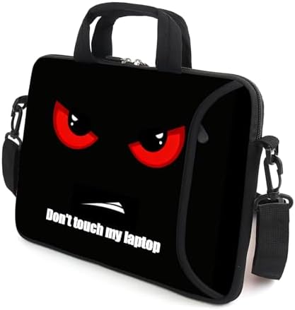 15" laptop sleeve laptop bag chromebook case adjustable shoulder strap with handle accessory pocket for men women (RYD-15-12)