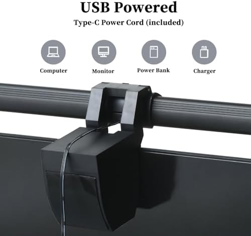 CATPOWER Computer Monitor Light Bar, LED Screen Light