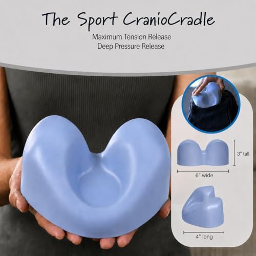 CranioCradle Home Therapy System, Sport - Relieves Head, Neck, Back & Shoulder Pain - Ease Symptoms Caused by Chronic Head & Neck Issues, Headaches, Migraines, TMJ Syndrome, Whiplash, Sciatica