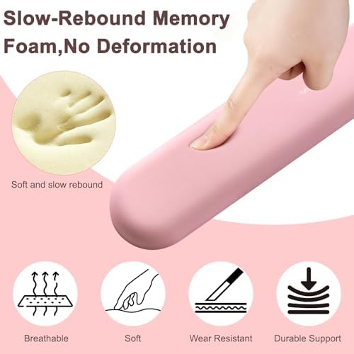 Ergonomic Mouse Pad with Wrist Rest, Mouse Pads for Desk Wrist Support