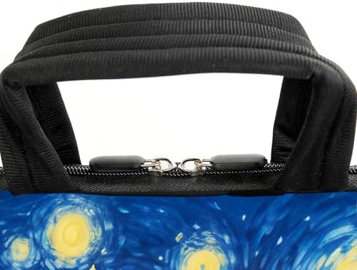 15" laptop sleeve laptop bag chromebook case adjustable shoulder strap with handle accessory pocket for men women (RYD-15-13)