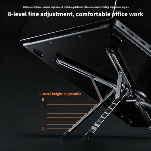 Laptop Stand - Portable Tablet Riser iPad Desk Mount, Grey