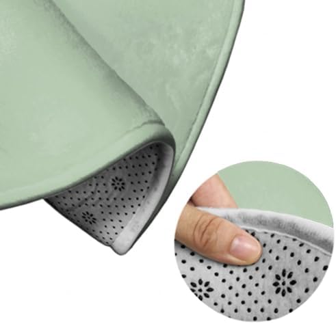 Highly Premium Quality Floor Mat, Office Chair Decor Mat, Room Sofa Yoga Soft Round Carpet Green, 24inch
