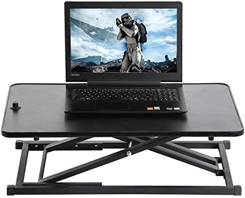 Standing Desk Height Adjustable 29 inch Computer Workstation Stand Up Desks Sit Stand Converter Desktop Riser Table for Laptop & Computer Monitors