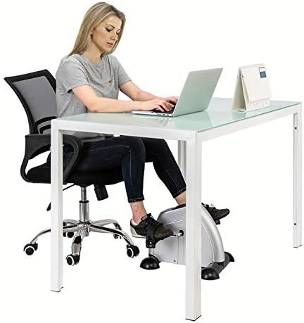 Mini Exercise Bike,Portable Home Use Hands and Feet Trainer,Under Desk Bike Pedal Exerciser,Portable Foot Cycle Arm & Leg Peddler Machine,for Home Office Use