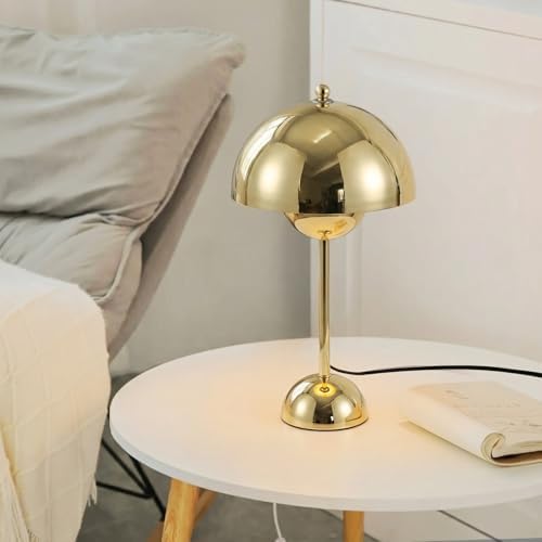 Creative Mid-Century Modern Bud Table Lamp for Home&Office, Bright Gold