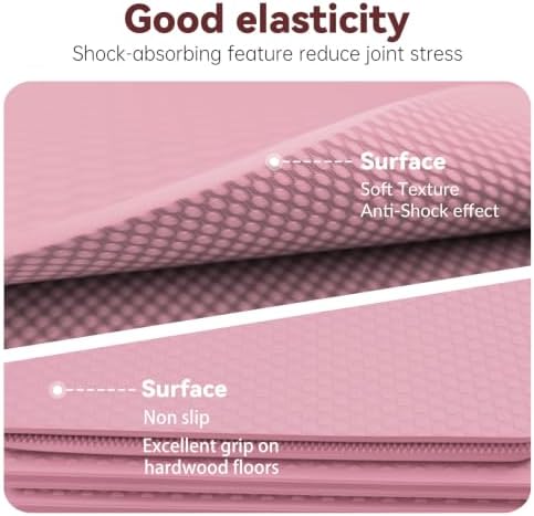 Foldable Yoga Mat Thick Non-Slip Exercise Mat