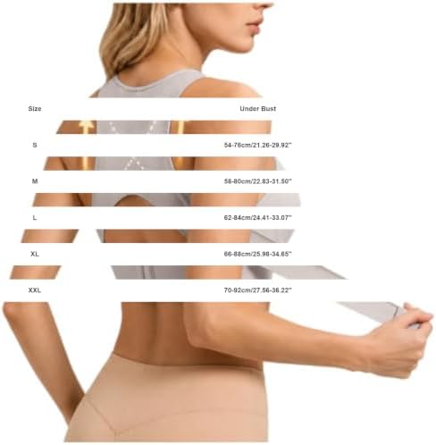 Posture Corrector Bras for Women Wireless Wide Strap Back Support Bra