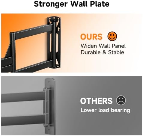 XINLEI Long Arm TV Wall Mount for Most 26-65 Inch TVs 40” Extension