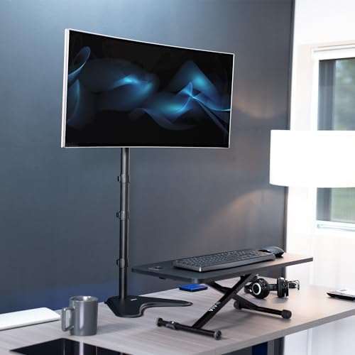 VIVO Single Monitor Desk Stand for 13 to 27 inch Screens, STAND-V011H
