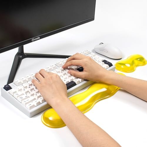 Gel Keyboard and Mouse Wrist Rest Set,Wrist pad for Computer Keyboard