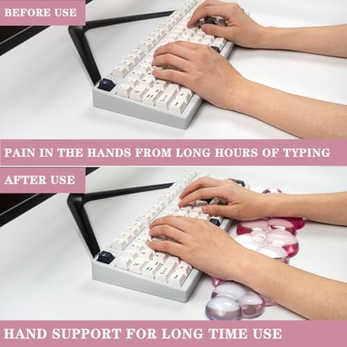 Gel Keyboard and Mouse Wrist Rest, Cloud Wrist Pad for Computer Keyboard