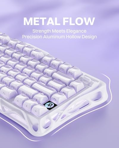 GravaStar Mercury K1 75% Wireless Mechanical Gaming Keyboard RGB Backlit