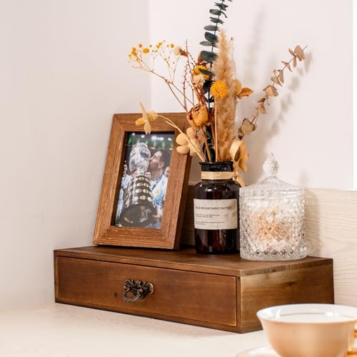 Wooden Drawers Organizer Solid Desktop Drawer Storage Box Organizer