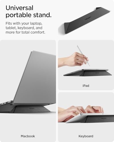 Spigen Slim Fold Portable Laptop Stand Keyboard Riser Foldable Portable