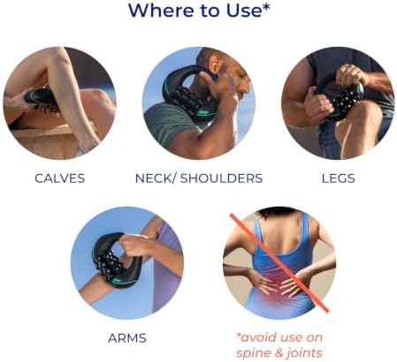 Chirp RPM Mini Rolling Percussive Massager, Deep Tissue Muscle Roller