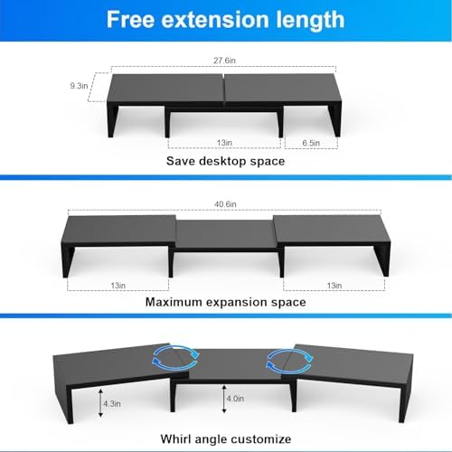 Dual Monitor Stand Riser