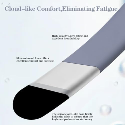 Ergonomic Wrist Rest for Computer Keyboard and Mouse Set with Wrist Support