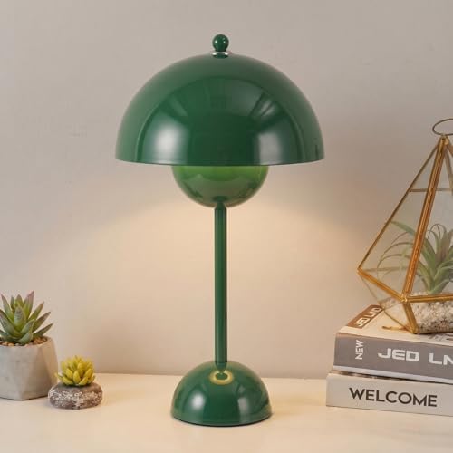Creative Mid-Century Modern Bud Table Lamp for Home&Office, Hunter Green