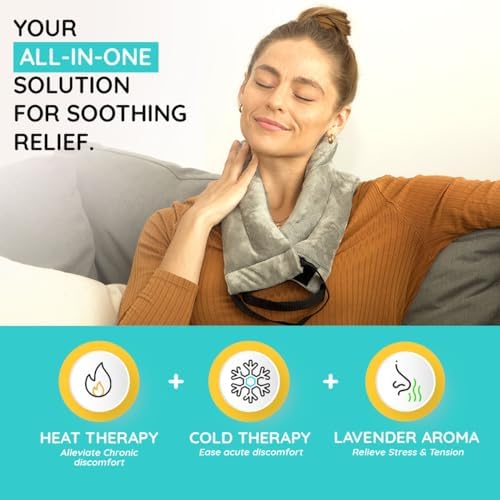 HPS Versa XL Microwave Heating Pad for Neck and Shoulders Moist Heat Wrap